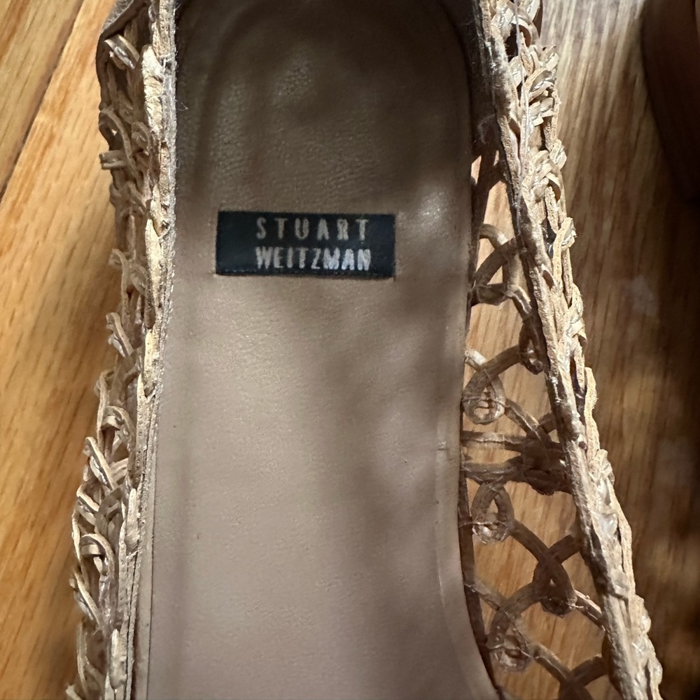Vintage Stuart Weitzman Woven Leather Flats - Picture 8 of 9